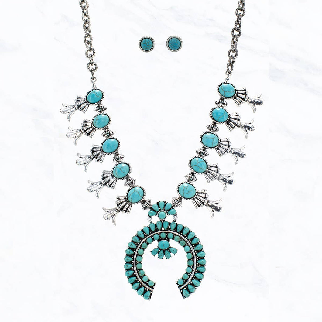 Squash Blossom Necklace Set