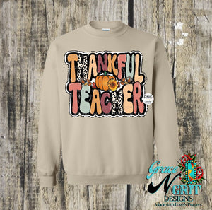 Thankful Teacher Sweatshirt