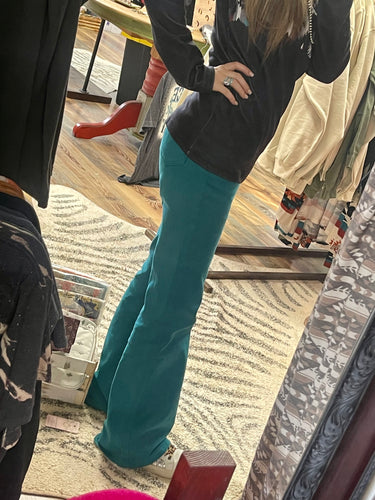 Walking West Denim Deep Teal