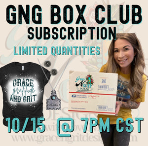 GNG Box Club Subscription