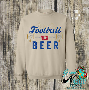 Football & Beer Sweatshirt