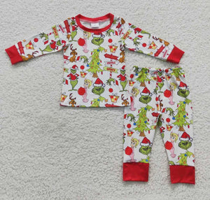 Green Monster Kids PJs