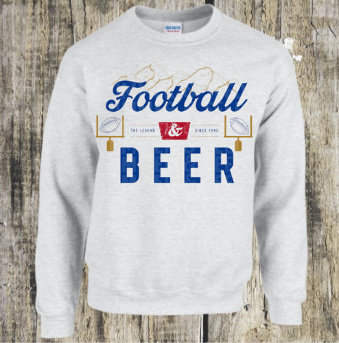 Football & Beer Sweatshirt