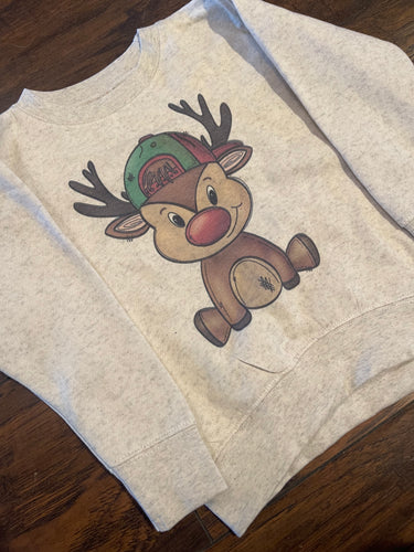 Little Boy Reindeer Sweatshirt