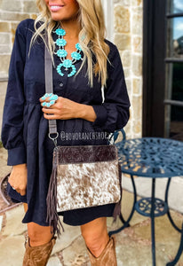 Hairon Cowhide Genuine Hairon Cowhide Crossbody