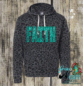Faith Leopard Sweatshirt