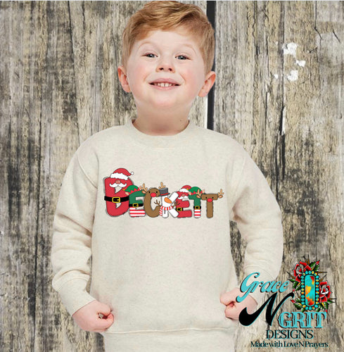 Christmas Doodle Sweatshirts