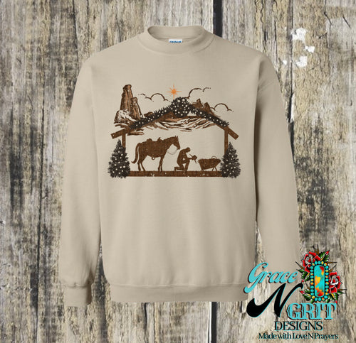 Come Let us Adore Him Sweatshirt