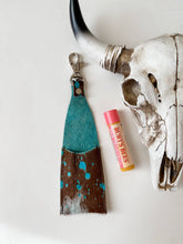 Load image into Gallery viewer, Cowhide Chapstick Case Lip Balm Lipstick Case Holder