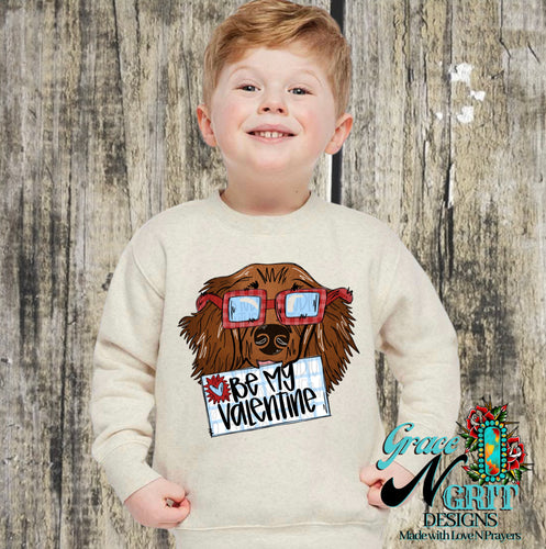 Boy's Be My Valentine Sweatshirt