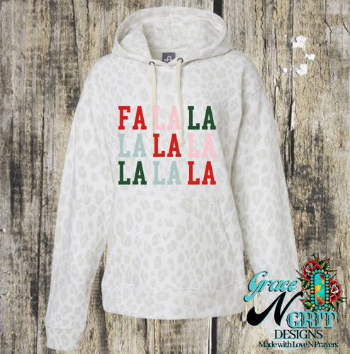 FaLaLaLa Snow Leopard Sweatshirt