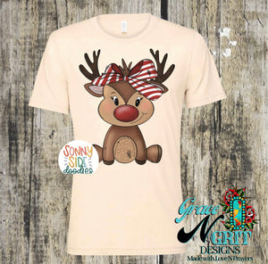 Little Girl Reindeer Sweatshirt