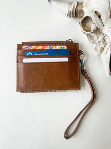 Western Cowhide Leather Wallet