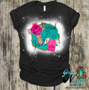 Raised on Jesus & Sweet Tea Tee