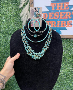 Turquoise & Navajo Pearl Choker