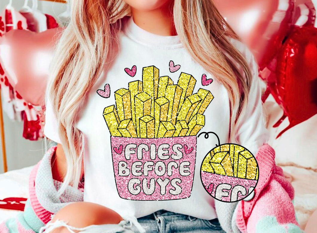Glitter Fries Before Guys