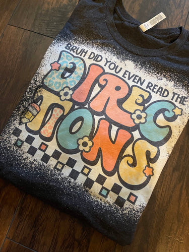 Did You Even Read The Directions