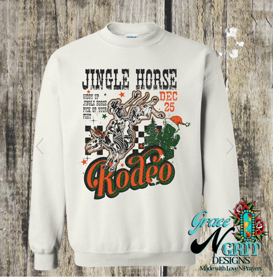 Jingle Horse Rodeo Sweatshirt