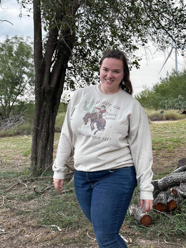Giddy up Jingle Horse Sweatshirt