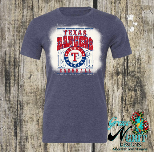 Bleached Navy Rangers Tee