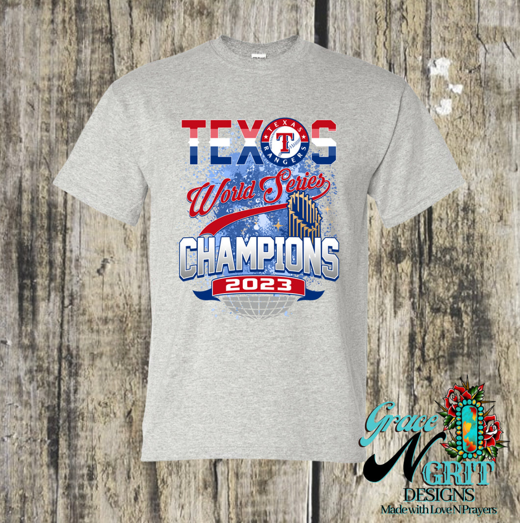 Rangers World Series Water Color