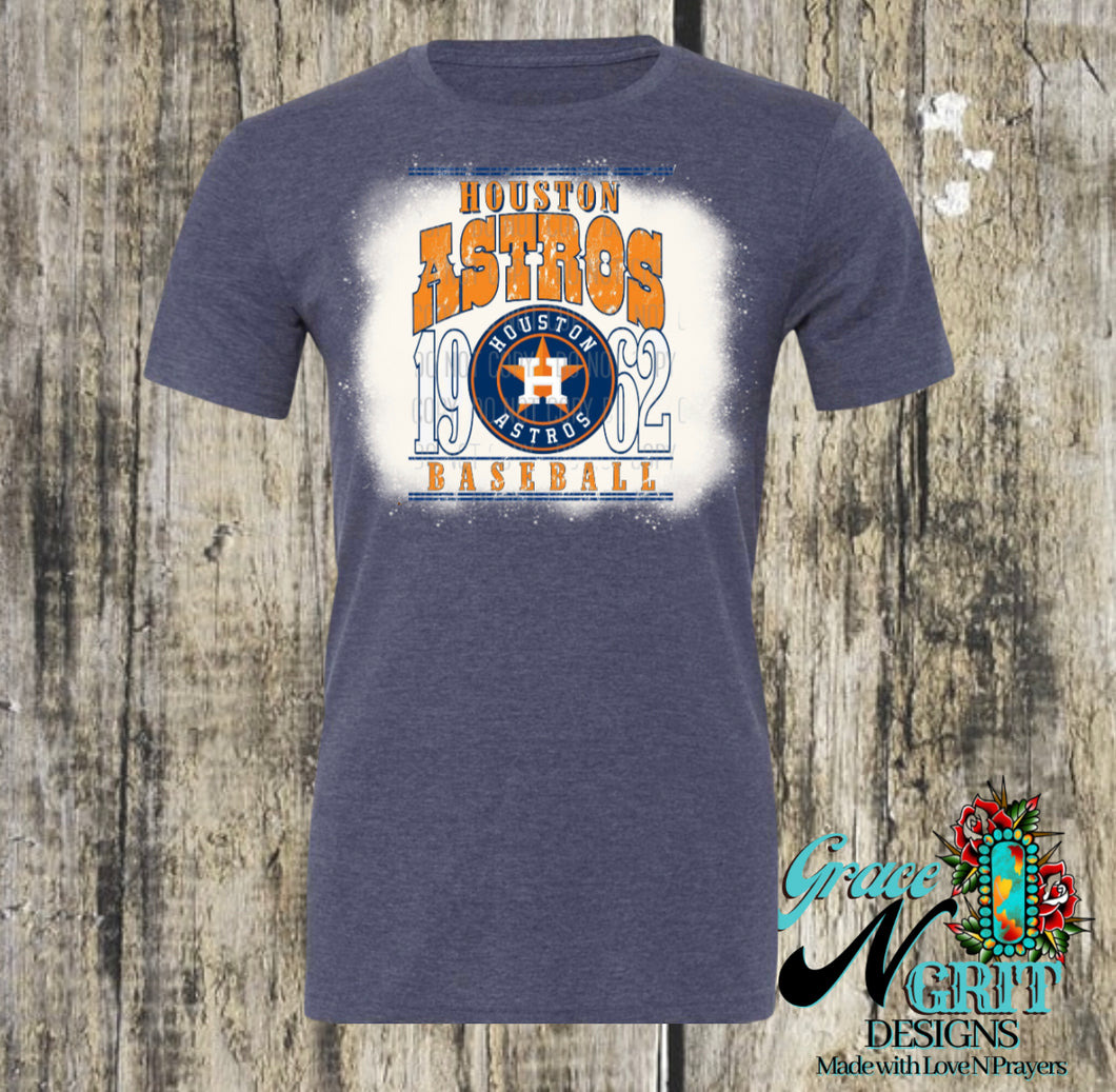 Bleached Astros Tee