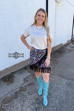 Load image into Gallery viewer, Far Out Fringe Skirt