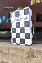 Load image into Gallery viewer, Checkered Skull Notebook