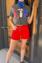 Load image into Gallery viewer, Red, White &amp; Boots Tee