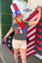 Load image into Gallery viewer, Red, White &amp; Boots Tank