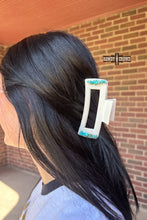 Load image into Gallery viewer, Turquoise Mess Hair Clip