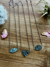 Load image into Gallery viewer, Real slab turquoise choker on chain