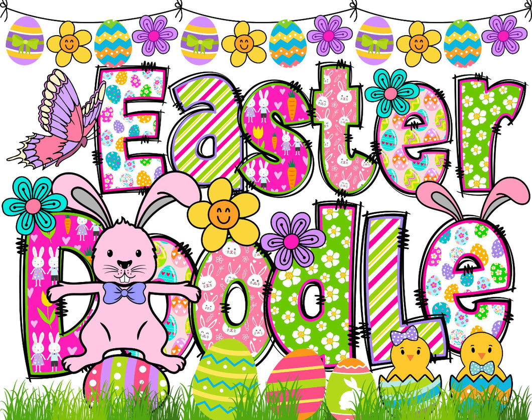 Girl Easter Doodle Shirts