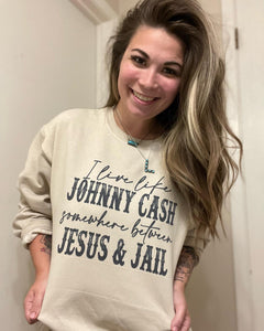 Jesus & Johnny Cash Sweatshirt
