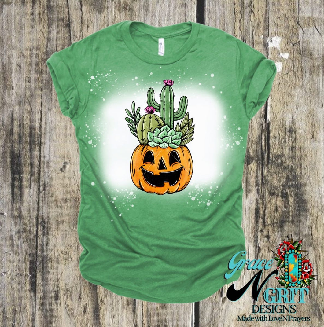 Green Jack-O-Cacti Tee 🎃🌵