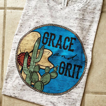 Load image into Gallery viewer, Grace and Grit Sunflower Tee 🌻💙🌵