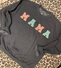 Load image into Gallery viewer, Mama Chenille Letter Sweatshirt