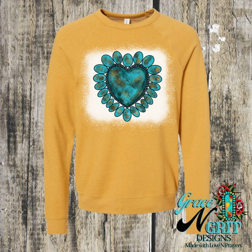 Heart of Turquoise Sweatshirt