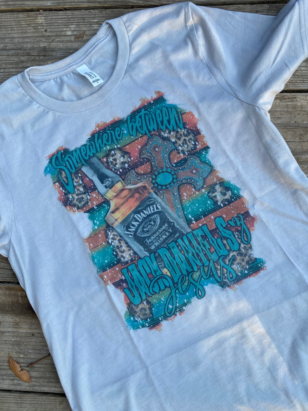 Wholesale Jack Daniels & Jesus Tee