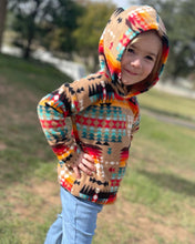 Load image into Gallery viewer, Beige Aztec Hoodie