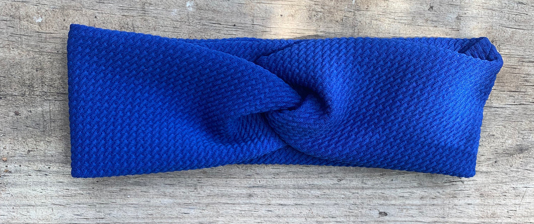 Royal Blue Twist Headband