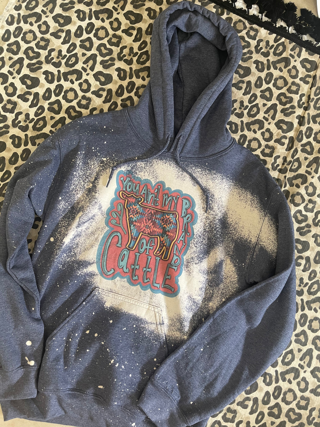 You Ain't My Brand of Cattle Hoodie