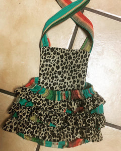Leopard Serape Bubble Romper