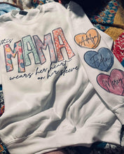 Load image into Gallery viewer, Custom Heart Sweatshirts