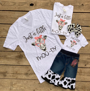 Just a Little MOO-DY Tee