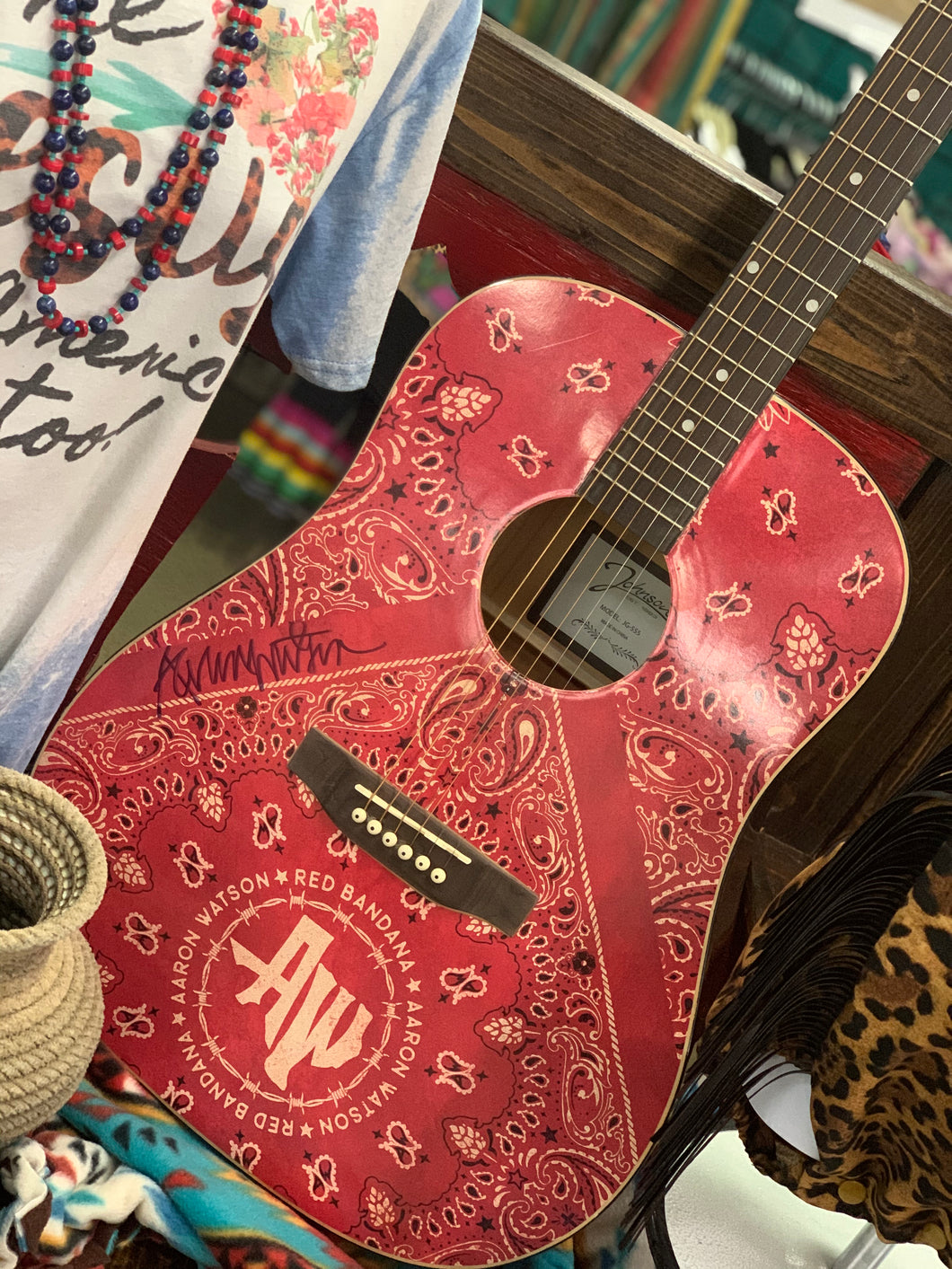 Aaron Watson Guitar Raffle