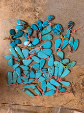 Load image into Gallery viewer, Kingman Turquoise Earrings