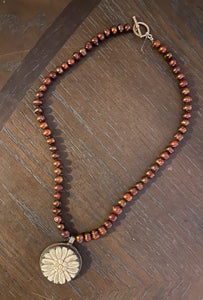 Bronze Fresh Water Pearl Necklace