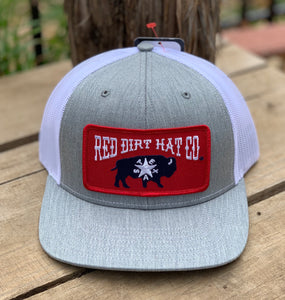 RDH - Grey “Rep of Texas” Buffalo Cap