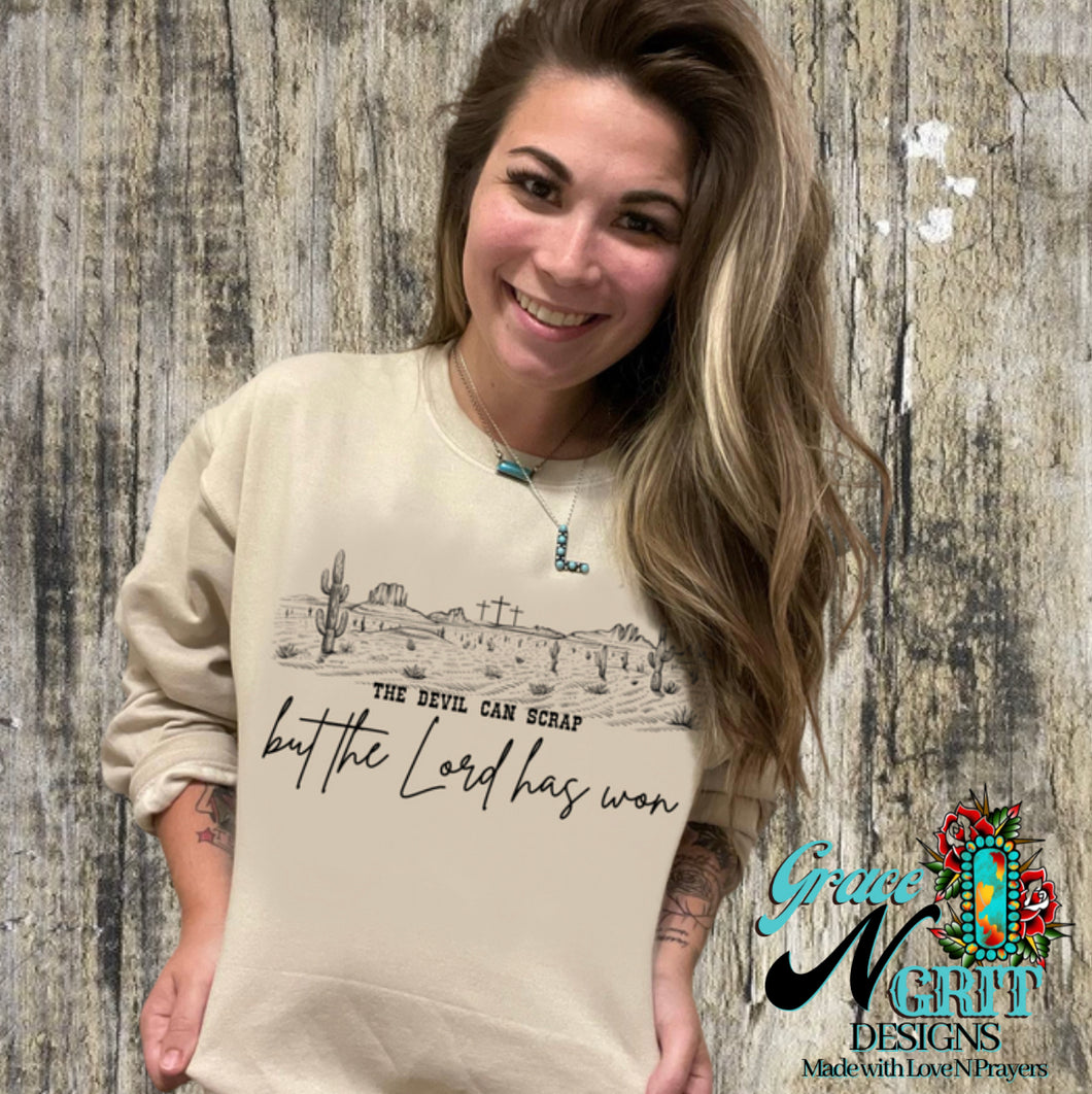 The Lord has Won Sweatshirt